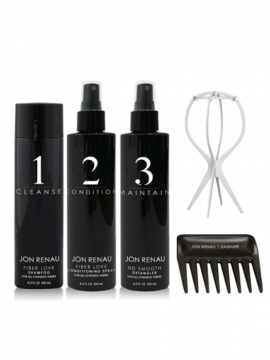 Jon Renau 5 Piece Hair Care Kit w/Plastic Stand